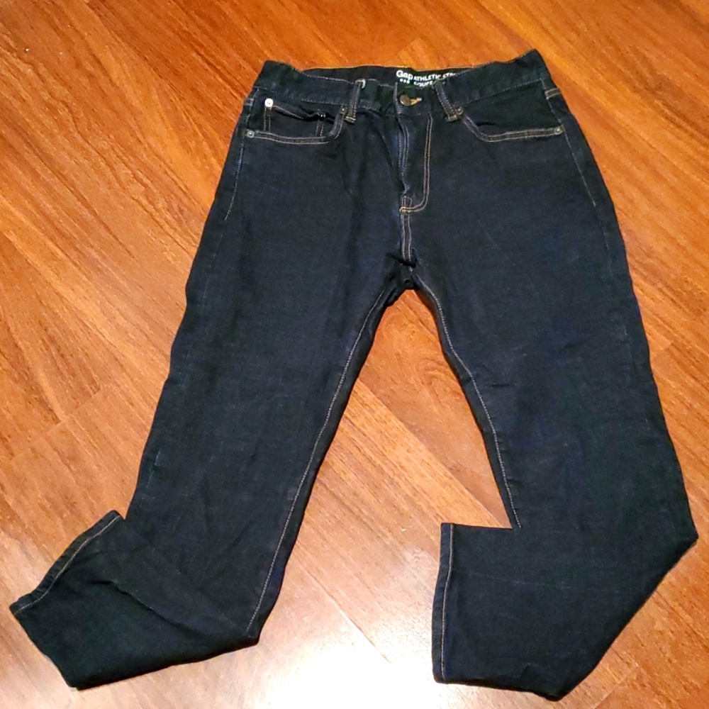 GAP Authentic Stretch Men's Dark Denim Jeans - Size 30W X 30L